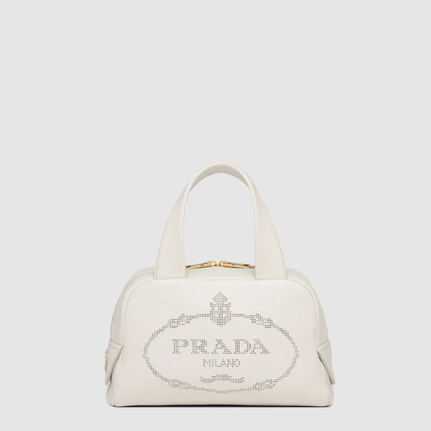 프라다 조각보스턴 토트백 1BB078