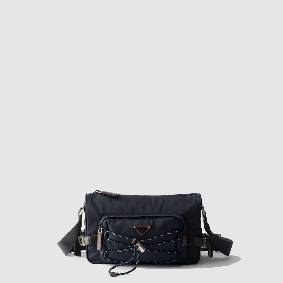 프라다 스피드록 리나일론 및 가죽 숄더백 2VH192