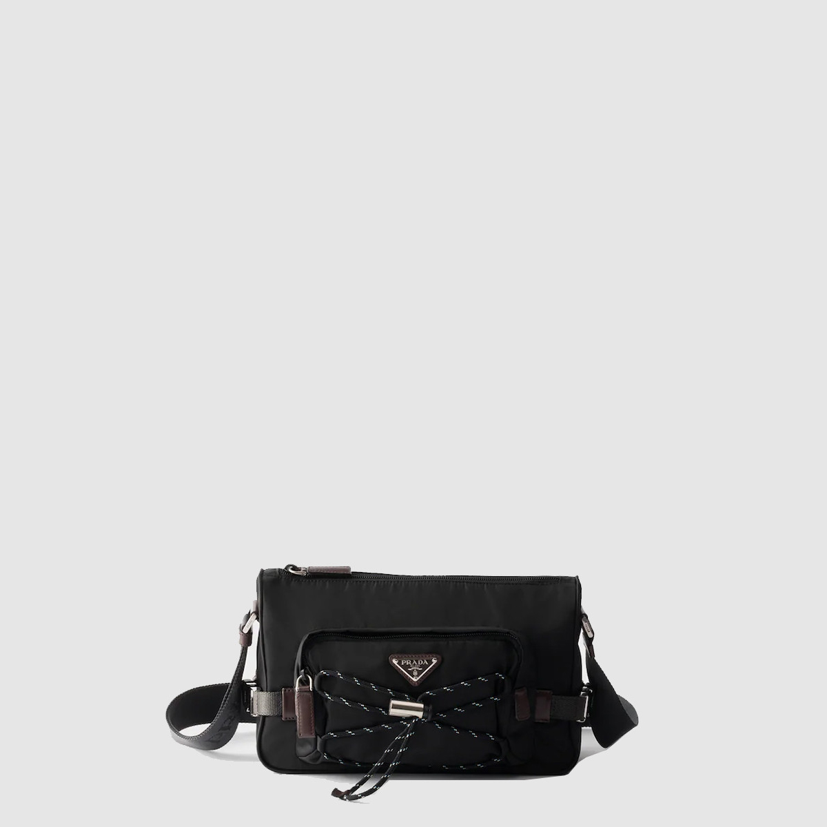 프라다 스피드록 리나일론 및 가죽 숄더백 2VH192