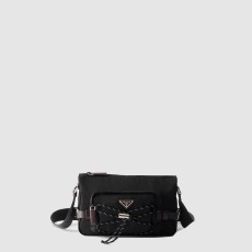 프라다 스피드록 리나일론 및 가죽 숄더백 2VH192