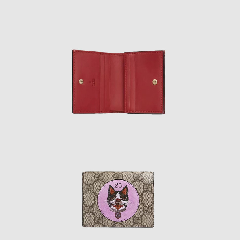 구찌 GG 슈프림 카드 케이스 지갑 506277