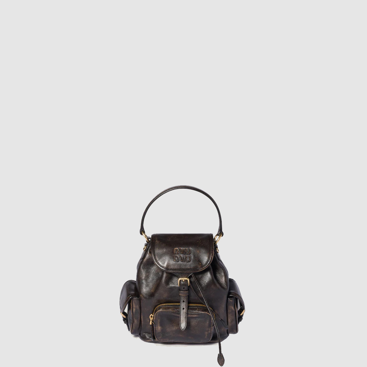 미우미우 가죽 백팩 5BZ043