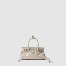 프라다 보니 미니 가죽 핸드백 1BA486