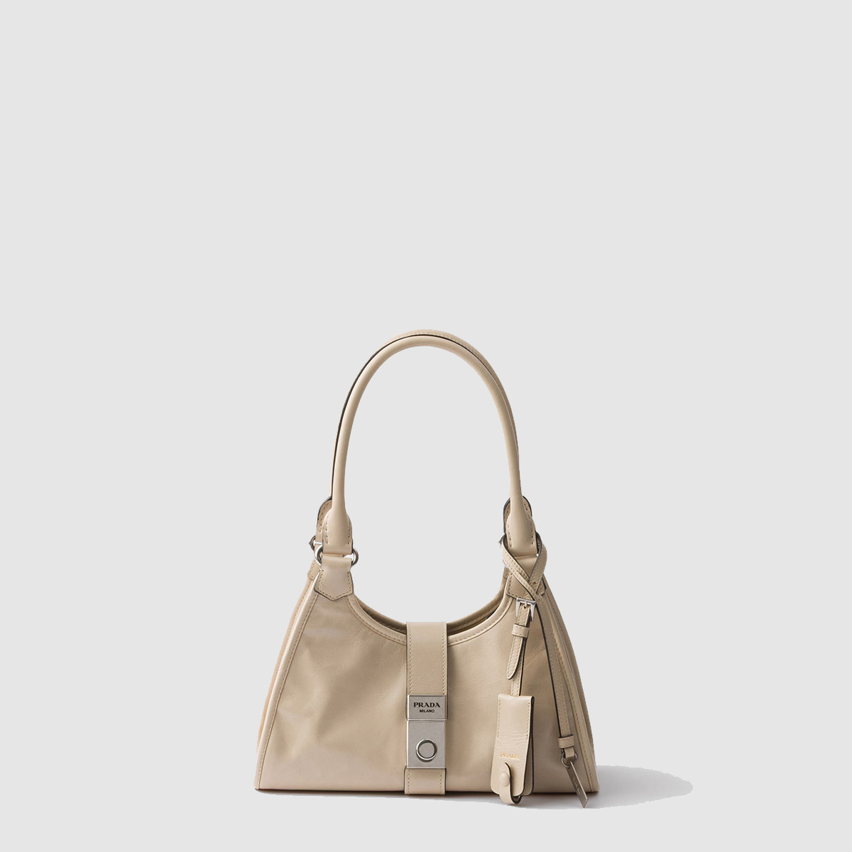 프라다 스몰 가죽 토트 백 1BG580