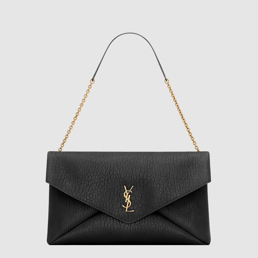 생로랑 소재 CASSANDRE XXL 엔벨로프 체인 파우치 841702